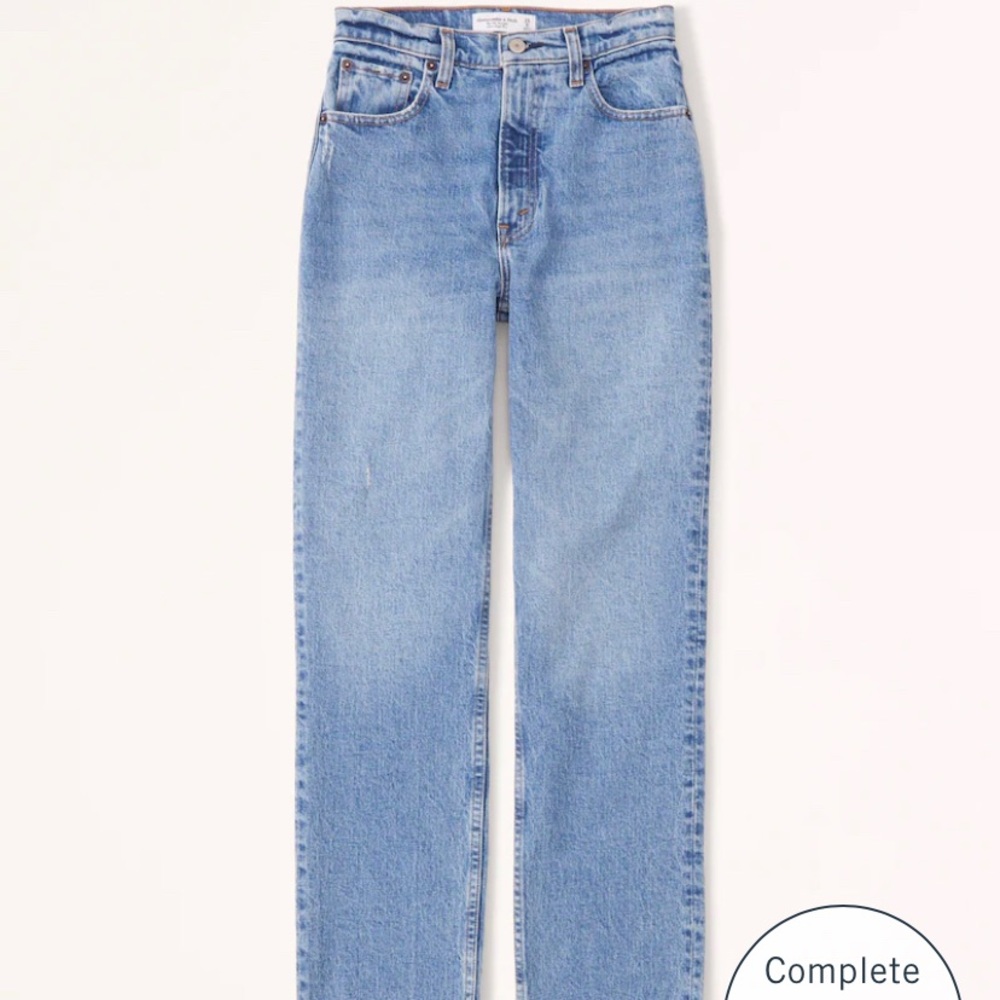 Abercrombie & Fitch High Rise 90’s Straight Jean